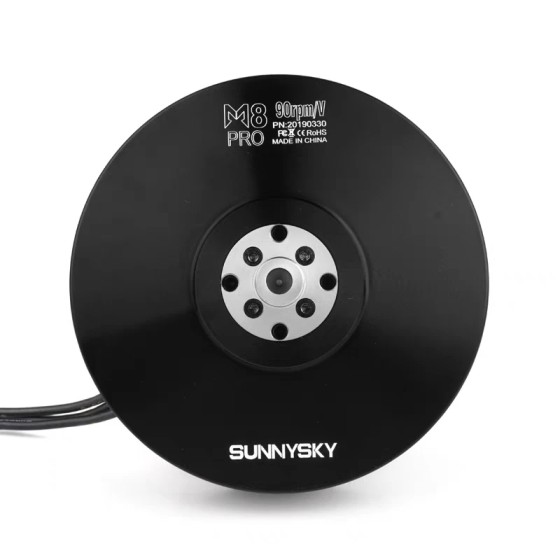SUNNYSKY M8 V2 190KV Big UAV High Efficiency Strong Power Motor Durability Balance Dustproof Waterproof Thermal Conductivity UAV